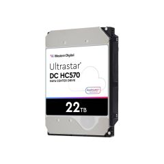 WD Ultrastar DC HC570 - Hard drive - 22 TB - internal - 3.5" - SAS 12Gb/s - 7200 rpm - buffer: 512 MB