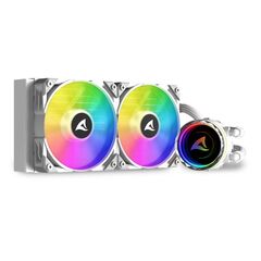Sharkoon S80 RGB, All-in-one liquid cooler, 12 cm, 600 RPM, 2000 RPM