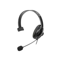 Manhattan Mono Over-Ear Headset (USB), Reversible Microp | 180849