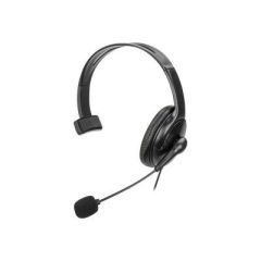 Manhattan Mono Over-Ear Headset (USB), Reversible Microp | 180849