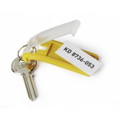 Durable Key Clip - Yellow - 25 mm - 68 mm - 6 pc(s) 195704