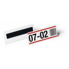 Durable label pocket HARD COVER magnetic 100x38mm 10pcs119519