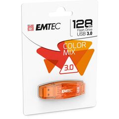EMTEC C410 - 128 GB - USB Type-A - 2.0 - Cap - Orange ECMMD128G2C410
