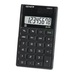 Genie 105 ECO - Pocket - Basic - 8 digits - Solar - Black 11761