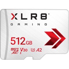 PNY XLR8 Gaming R100 W90 microSDXC 512GB, UHS-I U3, A2, Class 10  PSDU512V32100XRGE