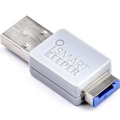 SmartKeeper Essential Lockable Flash Drive grey blue 32GB, USB-A 2.0 OM03DB