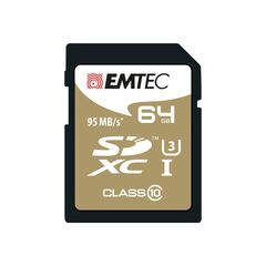 EMTEC SpeedIN' - Flash memory card - 64 GB - UHS | ECMSD64GXC10SP