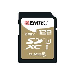 EMTEC SpeedIN' - Flash memory card - 128 GB - U | ECMSD128GXC10SP