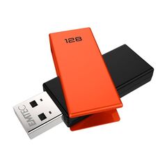 EMTEC C350 Brick - USB flash drive - 128 GB - USB | ECMMD128GC352