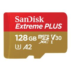 SanDisk Extreme PLUS - Flash memory card (mi | SDSQXBD-128G-GN6MA