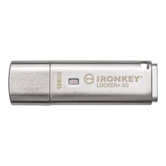 Kingston IronKey Locker+ 50 - USB flash drive - en | IKLP50/128GB