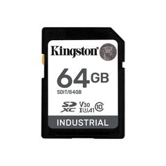Kingston Industrial - Flash memory card - 64 GB - A1  | SDIT/64GB