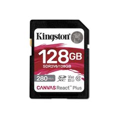 Kingston Canvas React Plus - Flash memory card - 1 | SDR2V6/128GB