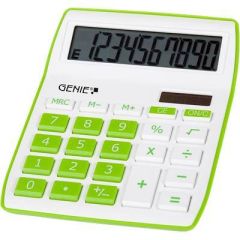 Genie 840 G / Desktop / Display / 10 digits / Display tilting / Battery/Solar / Green / White / 10-stellig / 106 x 139 x 29 mm / 81 g / Green | 12266, image 