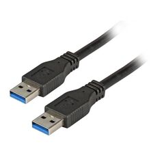 EFB-Elektronik Enhanced / USB cable / USB Type A (M) to USB Type A (M) / USB 3.0 / 1.8 m / molded / black | K5280SW.1,8, image 