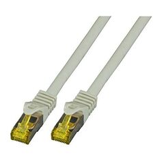 EFB-Elektronik - Patch cable - RJ-45 (M) to RJ-45 (M) - 50 cm - 6.5 mm - SFTP - CAT 7 (cable) / CAT 6a (connectors) - halogen-free, molded - grey | MK7001.0,5G, image 