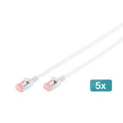 DIGITUS Slim - Patch cable - RJ-45 (M) to RJ-45  | DK-1624-100S-5