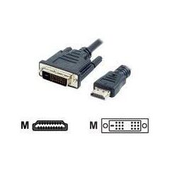 Techly - DVI cable - single link - HDMI (M) to  | ICOC-HDMI-D-100