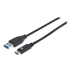 Manhattan USB-C to USB-A Cable, 1m, Male to Male, 10 Gbp | 353373