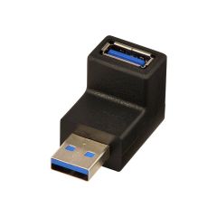 Lindy USB 3.0 90 Degree Down Type A Male to A Female Righ | 71260