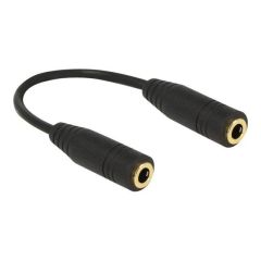 Delock - Audio coupler - 4-pole mini jack female to 4-pol | 65896