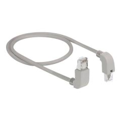 DeLOCK - Patch cable - RJ-45 (M) up-angled to RJ-45 (M) d | 85861