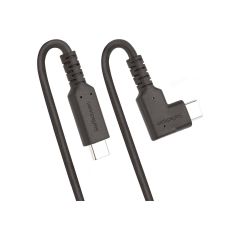 StarTech.com 6ft (2m) Rugged Right Angle USB-C Ca | RUSB315CC2MBR