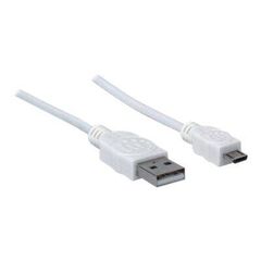 Manhattan USB-A to Micro-USB Cable, 1.8m, Male to Male,  | 324069