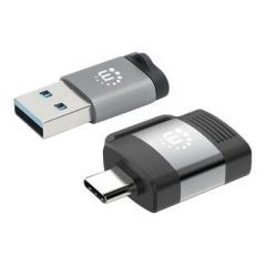 Manhattan - USB-C adapter kit - USB 3.2 Gen 1 - 3 A - bl | 356329