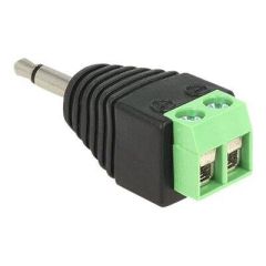 DeLOCK - Audio adaptor - 2 pin terminal block (M) to ster | 65528