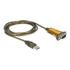 DeLock Adapter USB 2.0 > 1 x Serial RS-232 - Extended tem | 65840