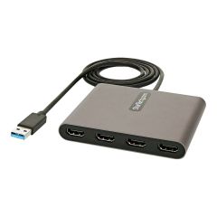 StarTech.com USB 3.0 to 4 HDMI Adapter, External Video | USB32HD4