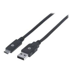 Manhattan USB-C to USB-A Cable, 2m, Male to Male, 5 Gbps | 354974