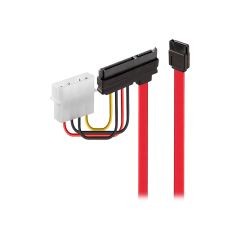 Lindy - SATA cable - 4 PIN internal power, SATA to SATA c | 33365