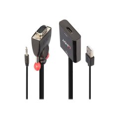 Lindy - Adapter - HD-15 (VGA), mini-phone stereo 3.5 mm,  | 38284