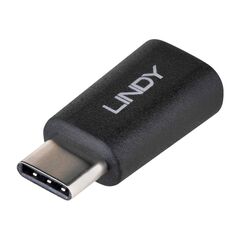 Lindy - USB adapter - Micro-USB Type B (F) to USB-C (M) - | 41896