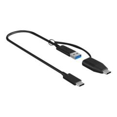 ICY BOX IB-CB033 - USB cable - USB-C (M) to USB Type A, USB-C - U