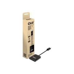 Club 3D CSV-7200 - Video/audio splitter - 2 x DisplayPort - deskt