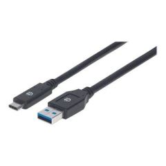 Manhattan USB-C to USB-A Cable, 3m, Male to Male, 5 Gbps | 354981