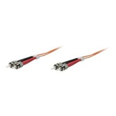 Intellinet Fiber Optic Patch Cable, OM1, ST/ST, 2m, Oran | 515764