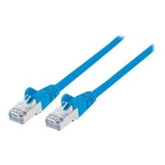 Intellinet Network Patch Cable, Cat6, 0.5m, Blue, Copper | 735216