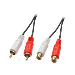 Lindy Premium - Audio extension cable - RCA (M) to RCA (F | 35671