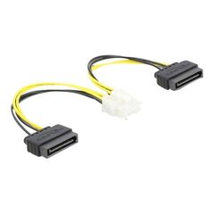 DeLOCK - Power cable - SATA power (M) to 8 pin EPS12V (M) | 83020
