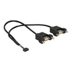 DeLOCK - USB internal to external cable - 10 pin USB head | 84832