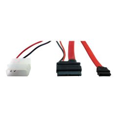 Inter-Tech - SATA cable - Slimline SATA to SATA, 2 pin | 88885264