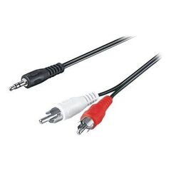 M-CAB - Audio cable - RCA male to stereo mini jack male | 7200115