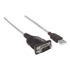 Manhattan USB-A to Serial Converter cable, 45cm, Male to | 205153