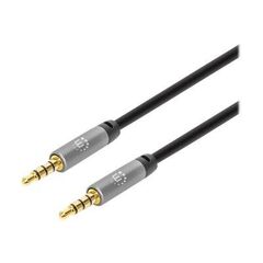 Manhattan Stereo Audio 3.5mm Cable, 3m, Male/Male, Slim  | 356008