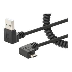 Manhattan USB-A to Micro-USB Cable, 1m, Male to Male, Bl | 356237