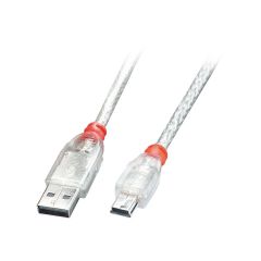 Lindy - USB cable - USB (M) to mini-USB Type B (M) - USB  | 41783